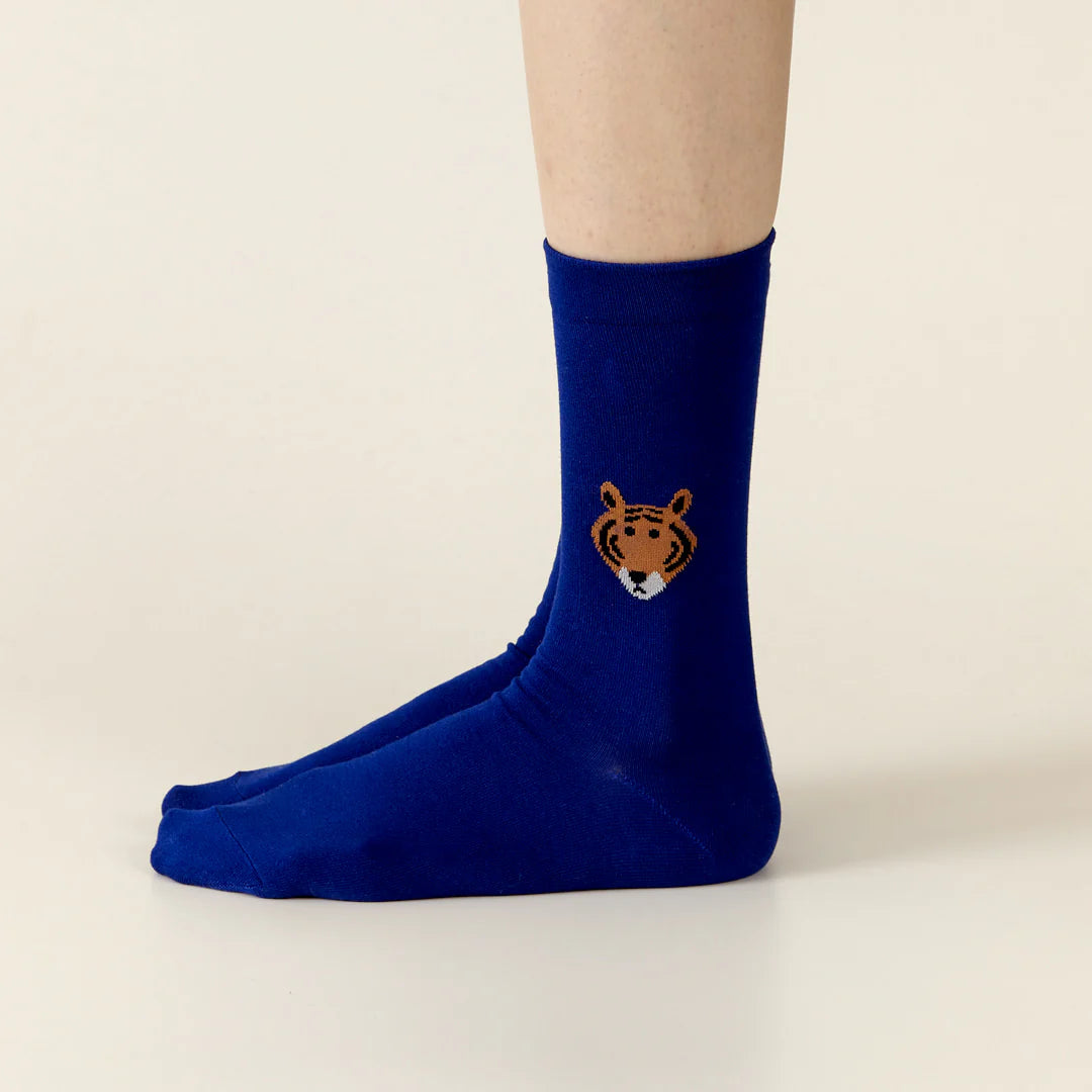 Meet Tiger Socks - Blue