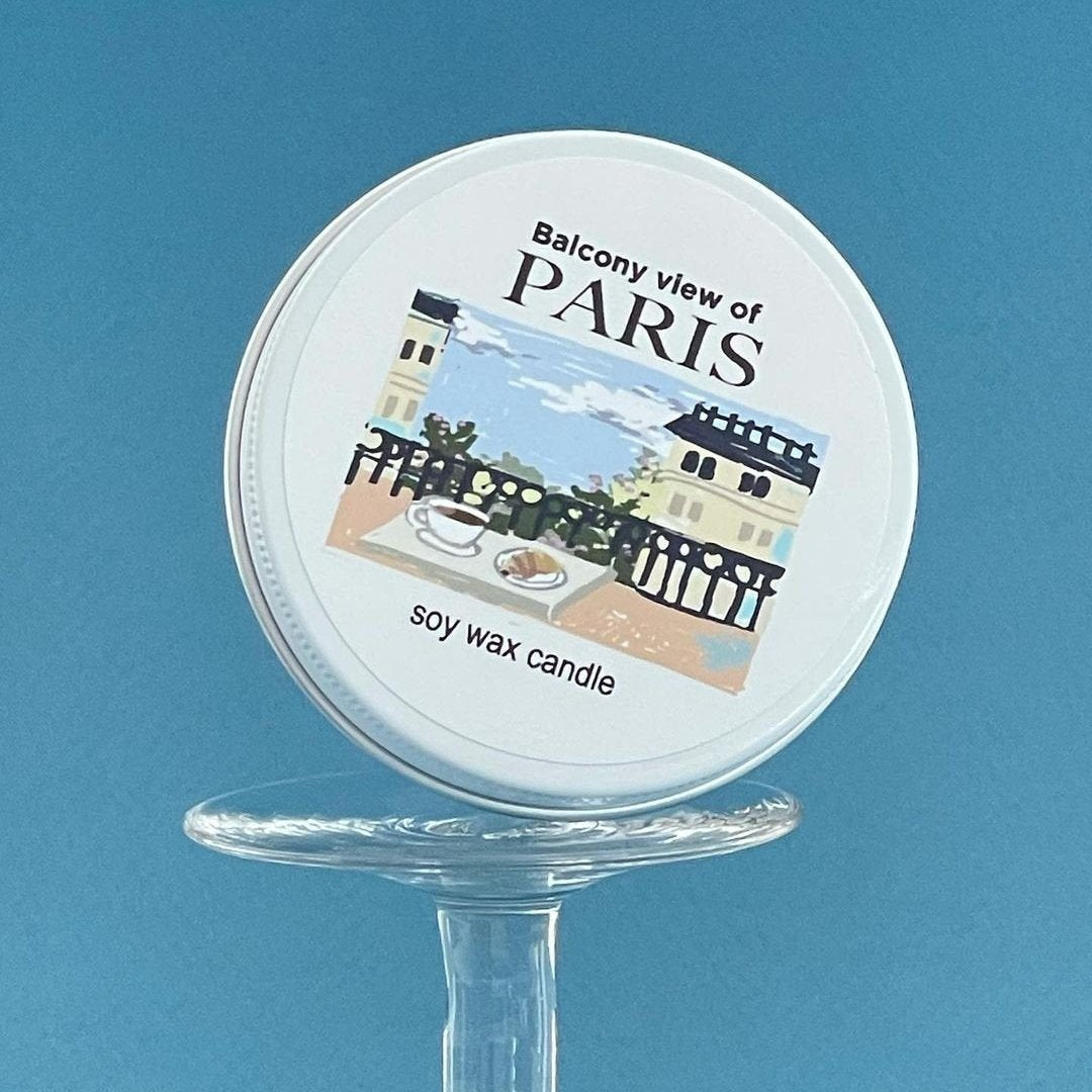 Balcony View of Paris - Soy Candle (60g)