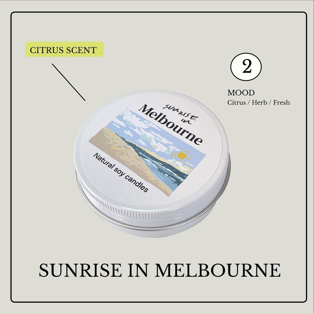 Sunrise in Melbourne - Soy Candle (60g)