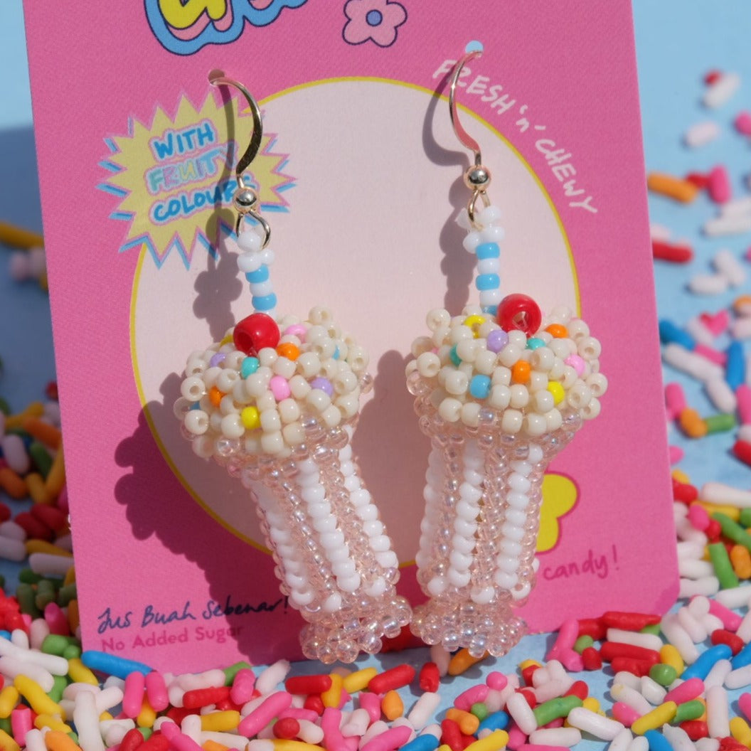 Vanilla Milkshake Earrings