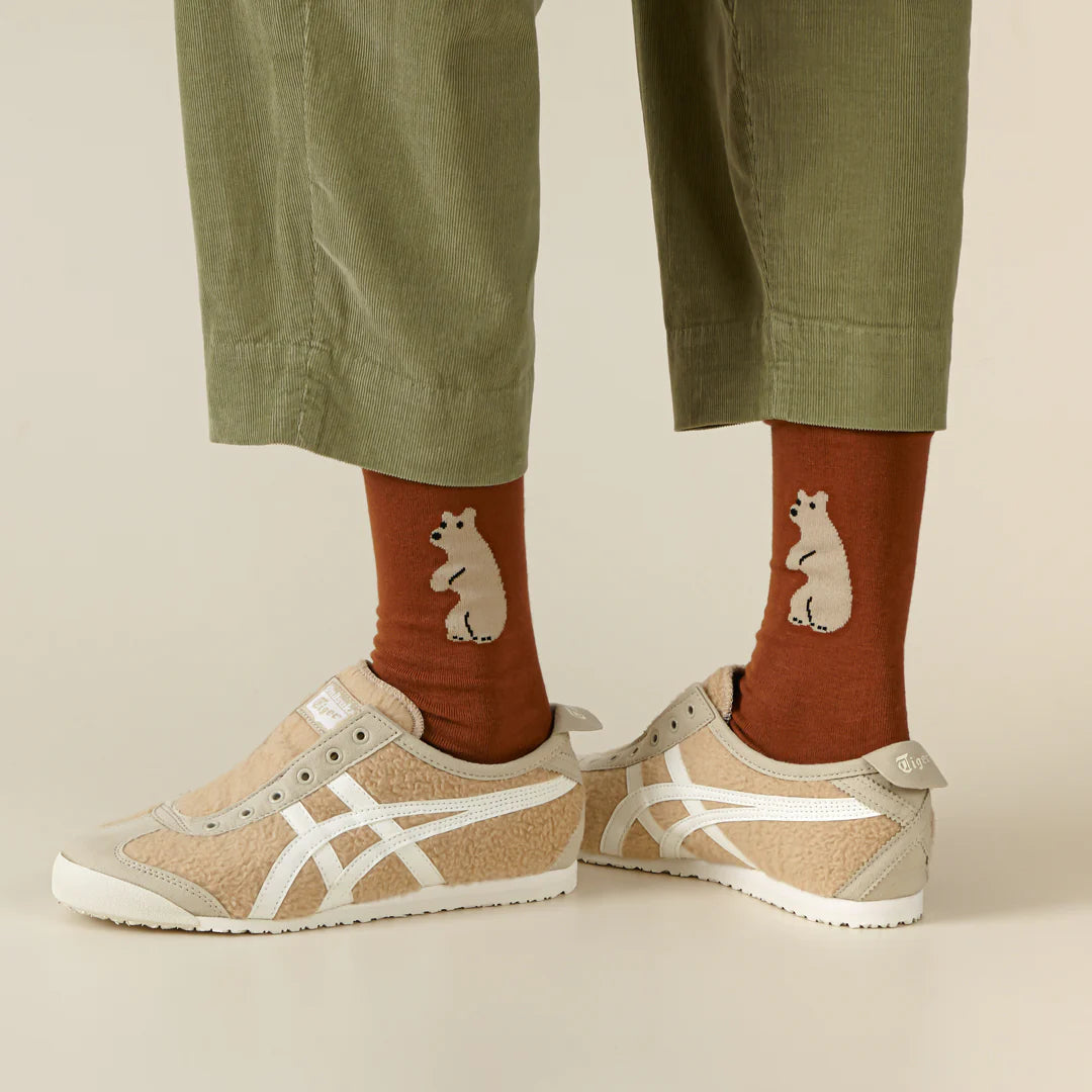 Huggy Bear Socks - Brown