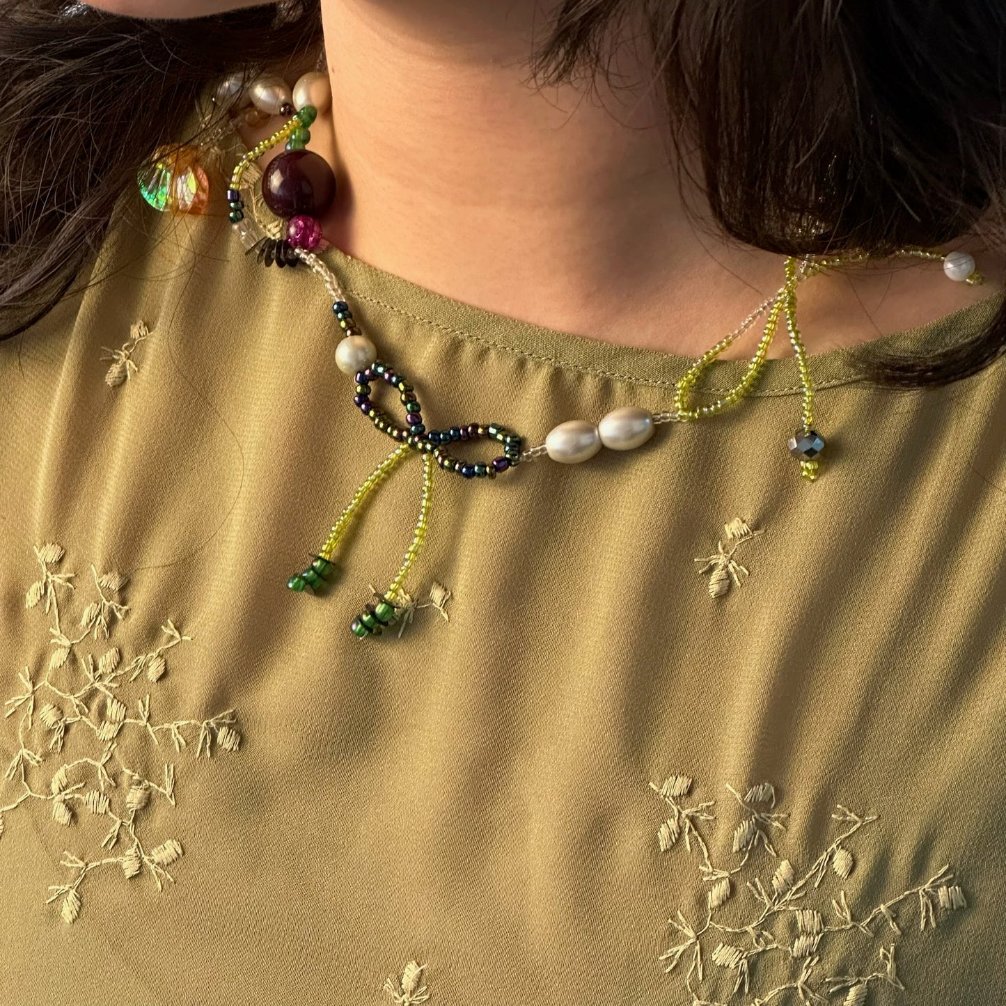 Twisty Cosmic Necklace