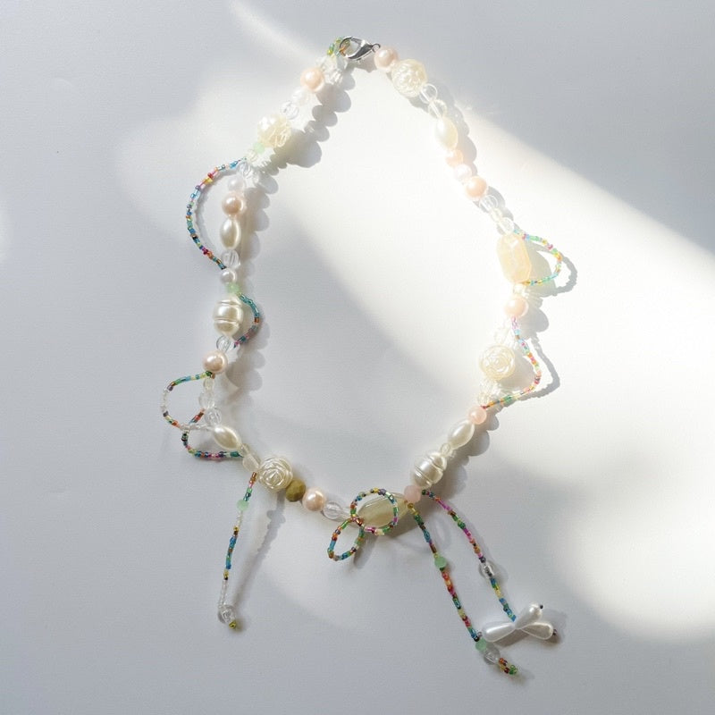 Twisty Pearl Necklace