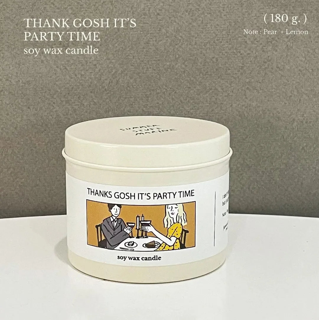 Thank Gosh It's Party Time - Soy Candle (180g)