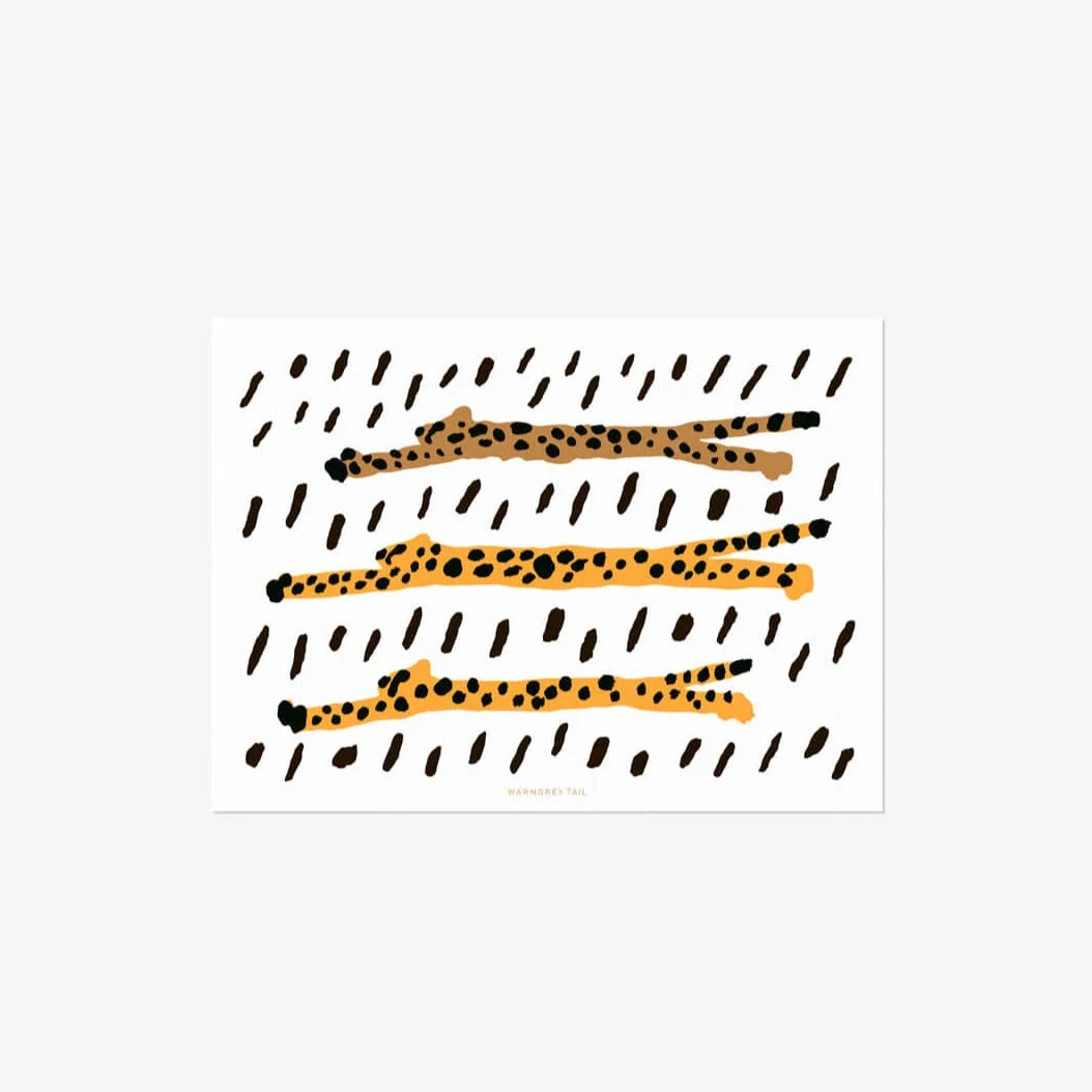 Run Cheetah Run! Postcard