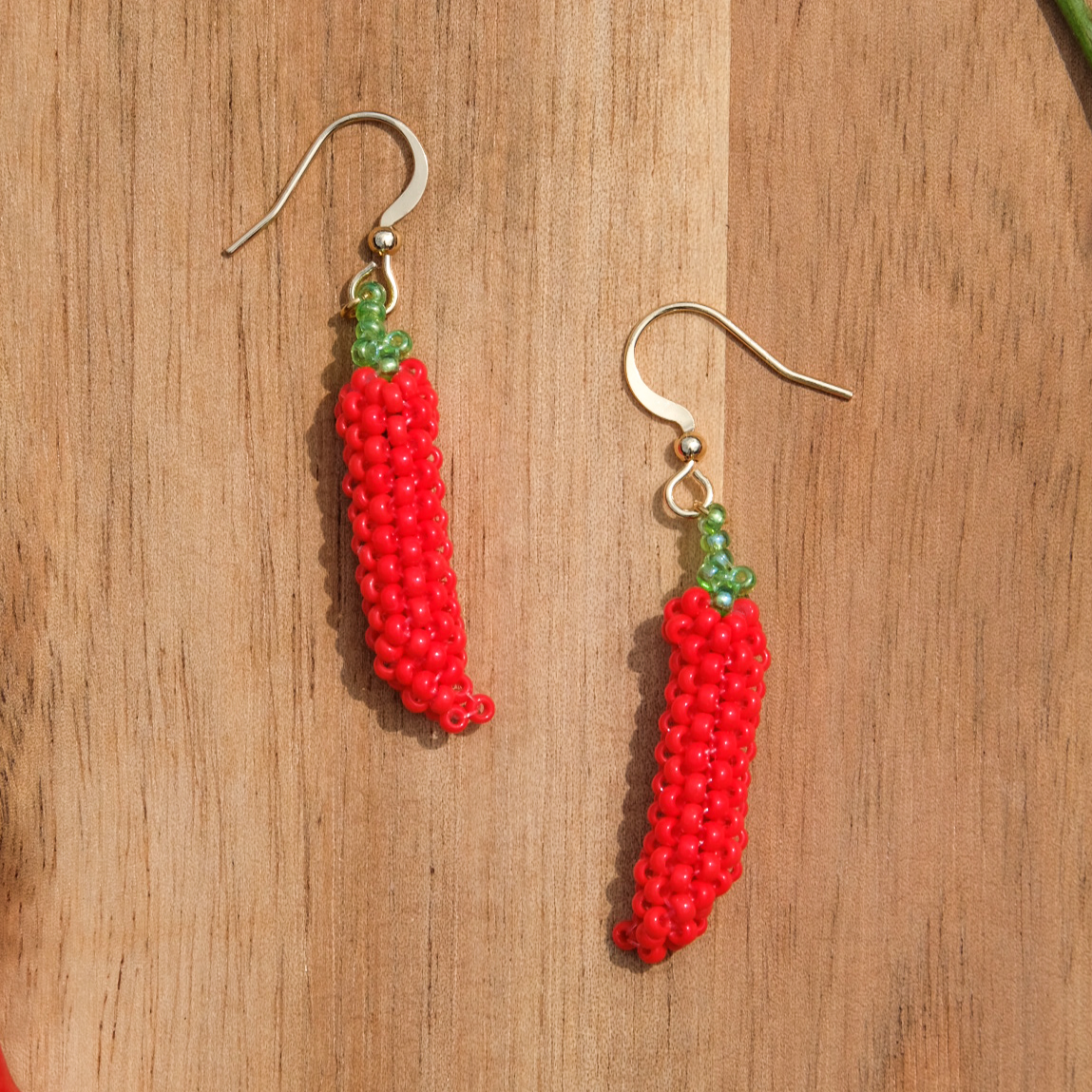 Bird's Eye Chili Earrings
