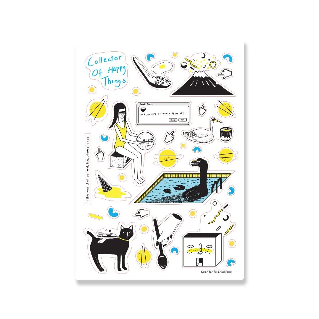 Stickers "A Happy Surrealist"