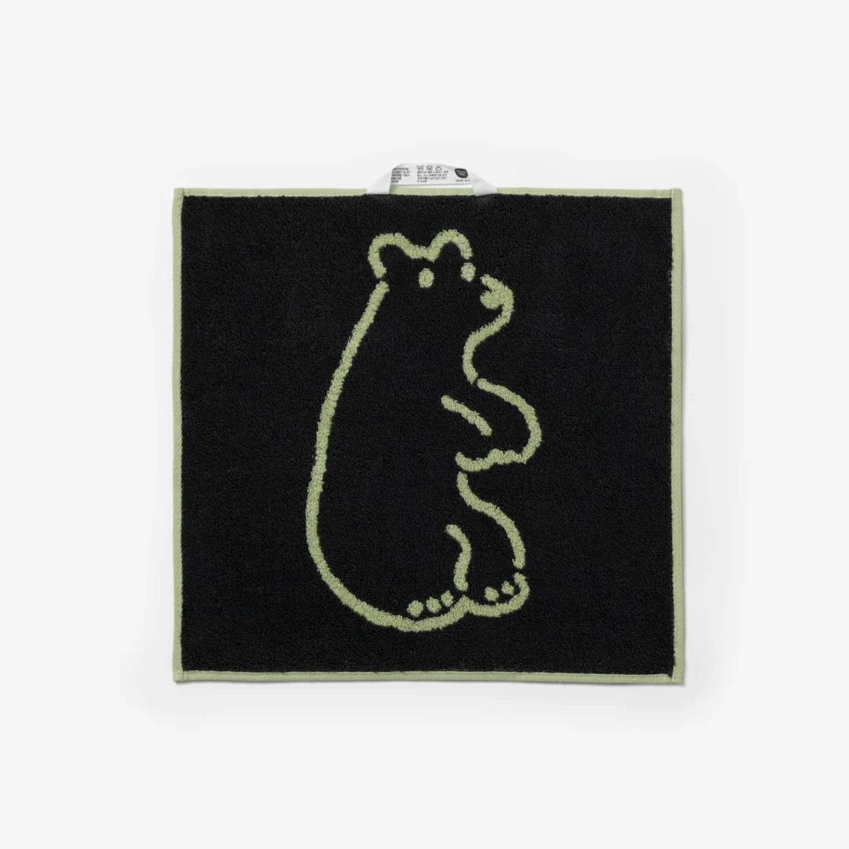 Huggy Bear Hand Towel - Olive