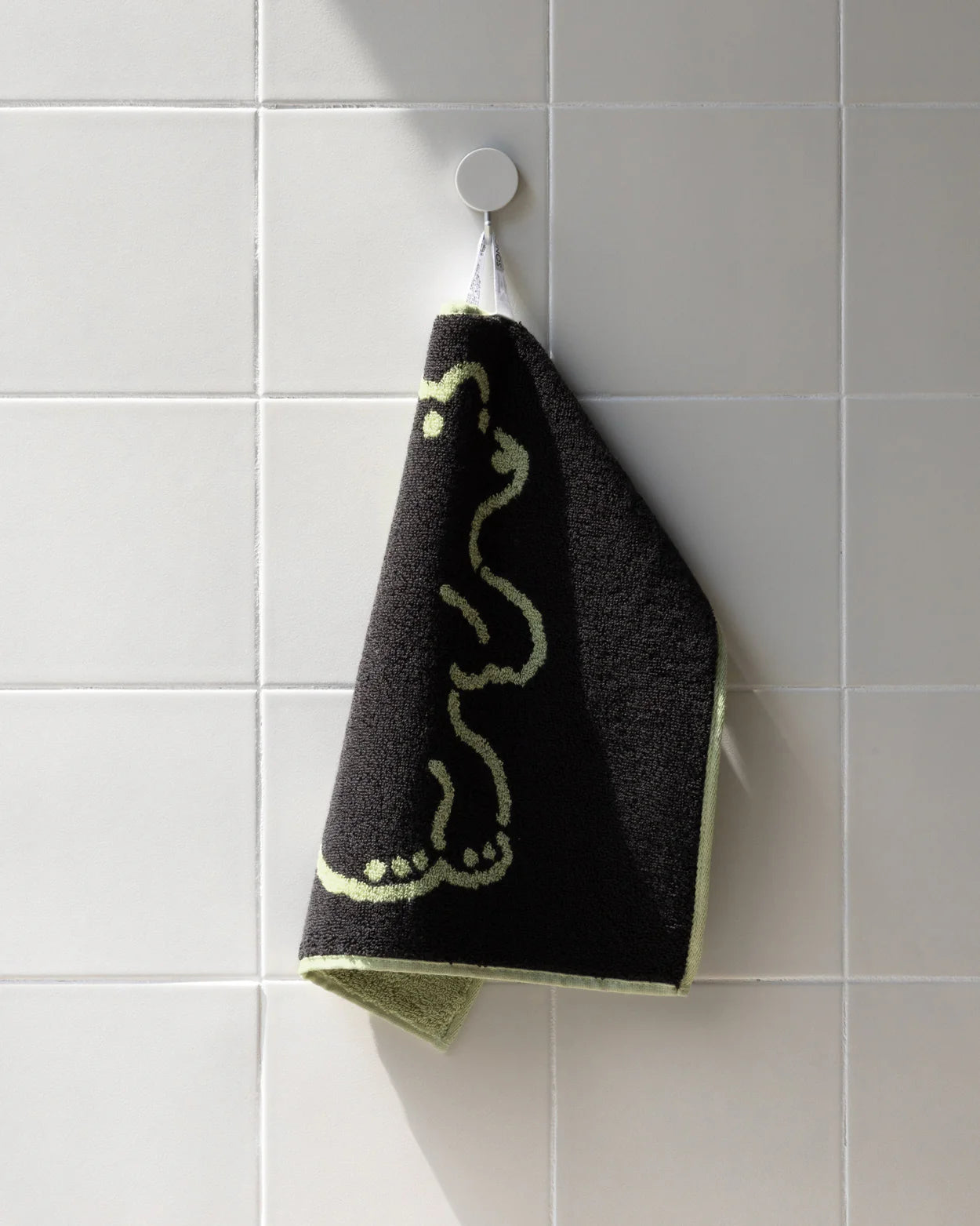 Huggy Bear Hand Towel - Olive