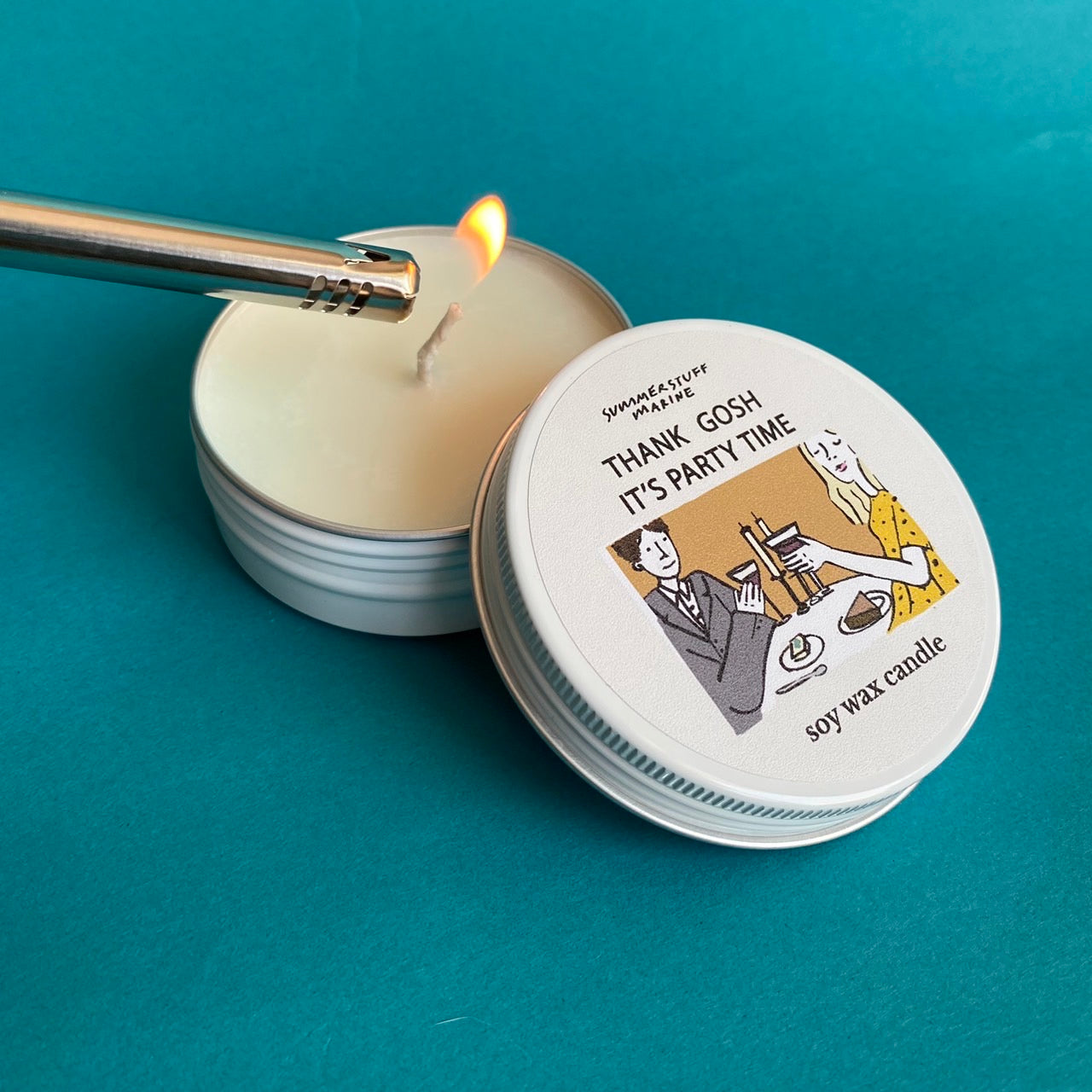 Thank Gosh It's Party Time - Soy Candle (60g)