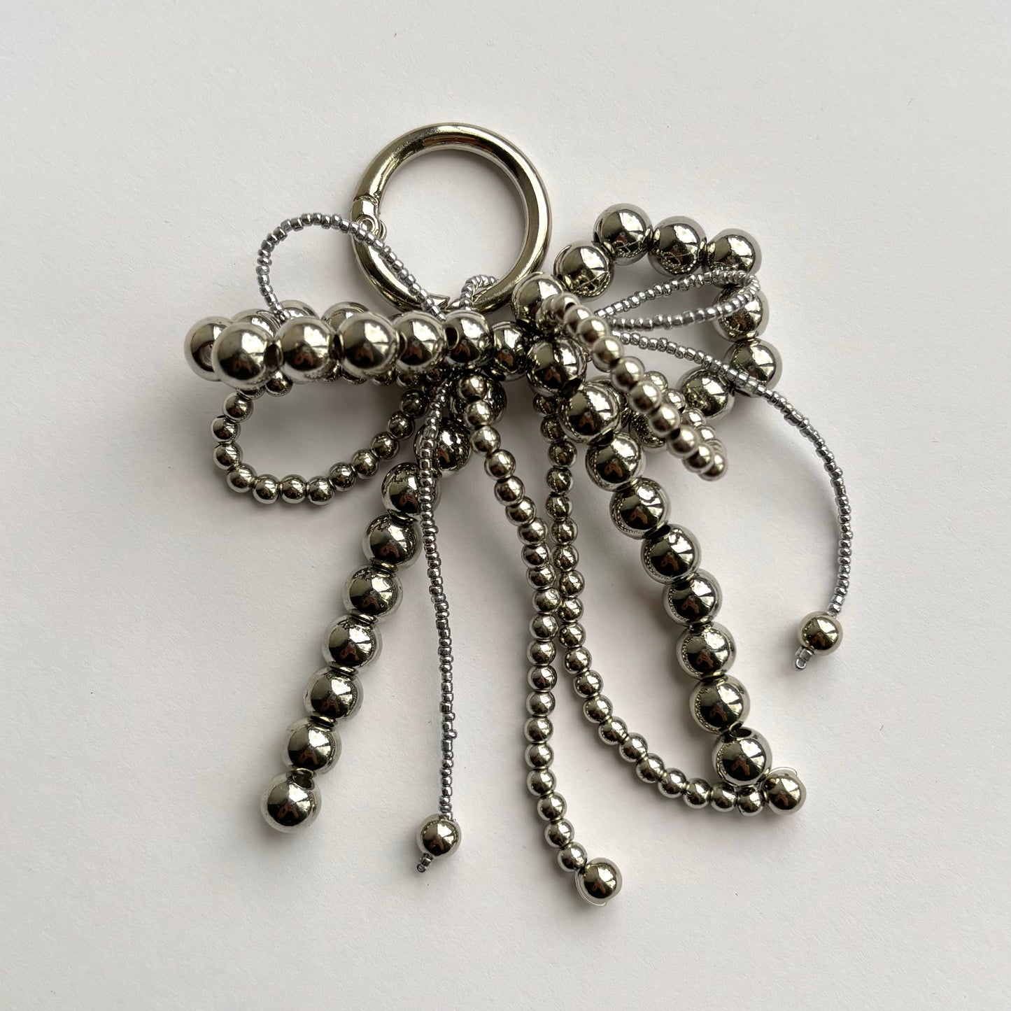 Triple Ribbon Bag Charm