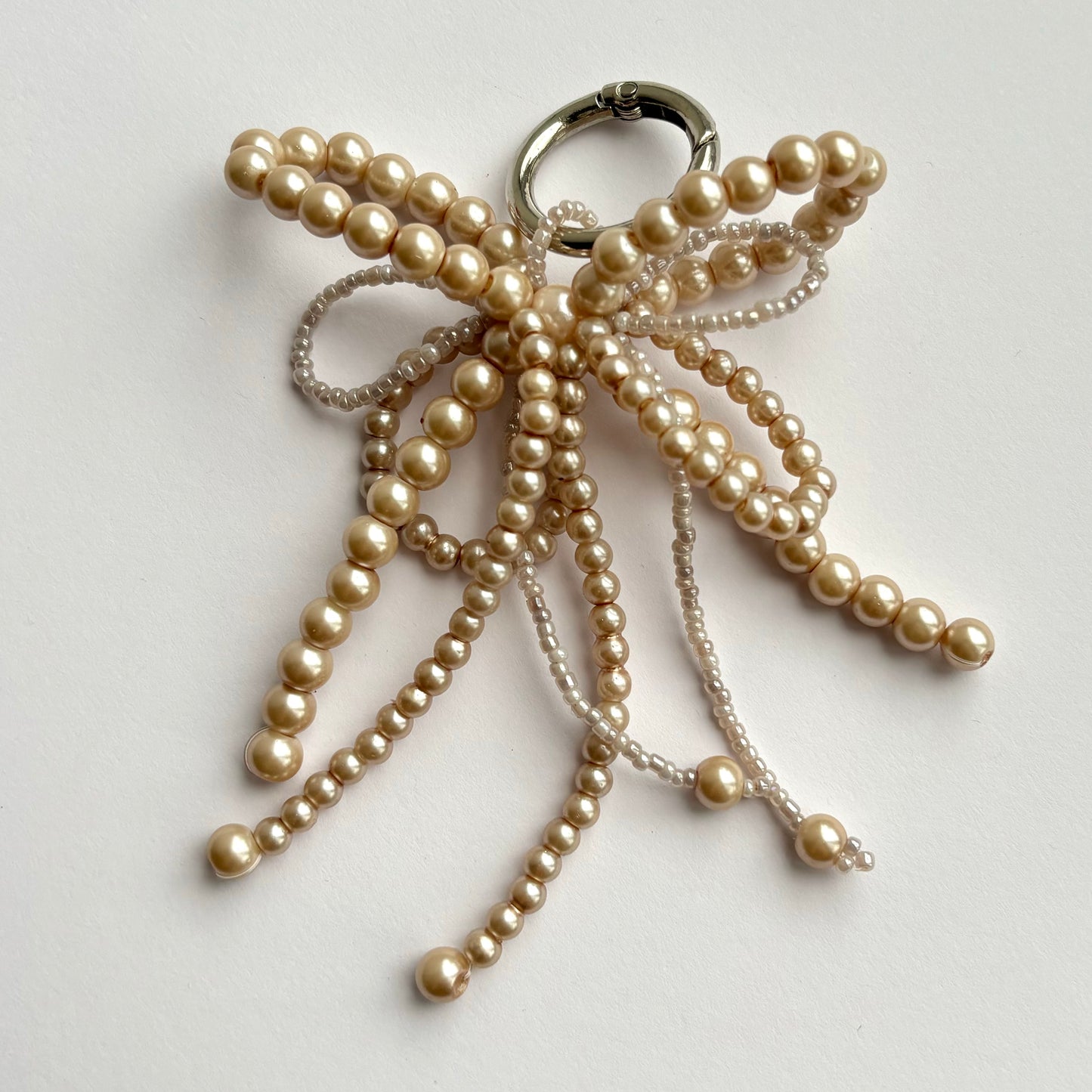 Triple Ribbon Bag Charm