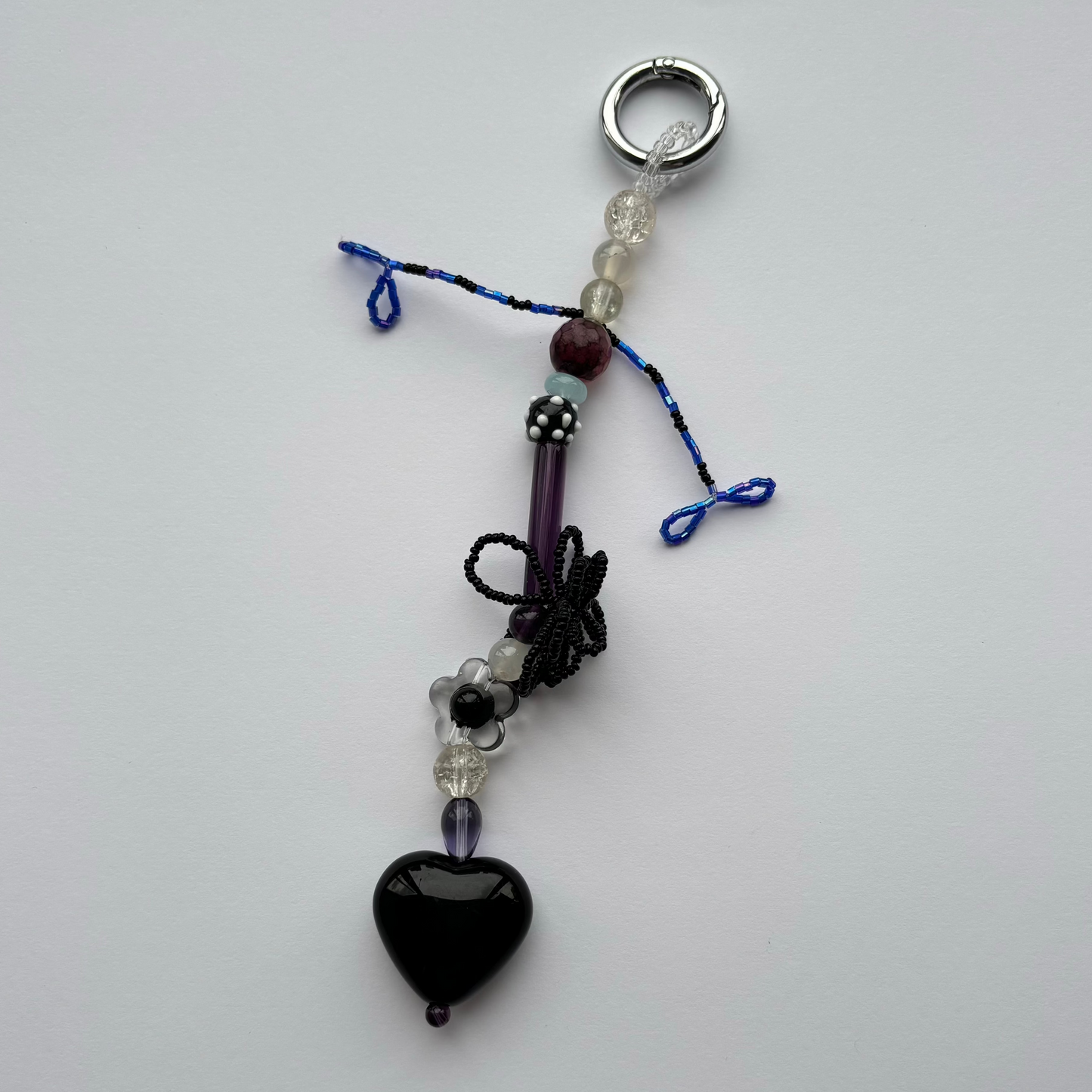 Glass Beads Bag Charm