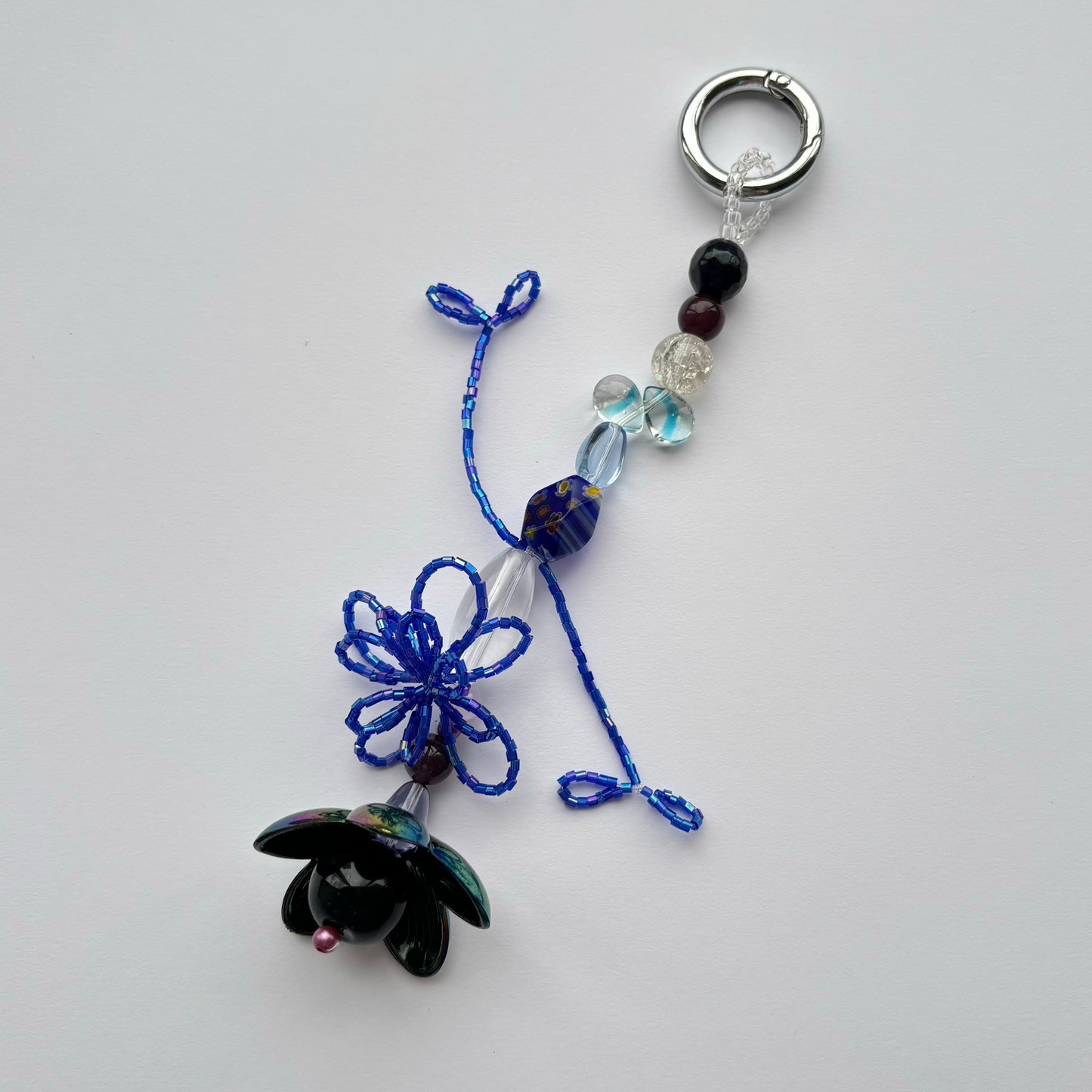 Glass Beads Bag Charm