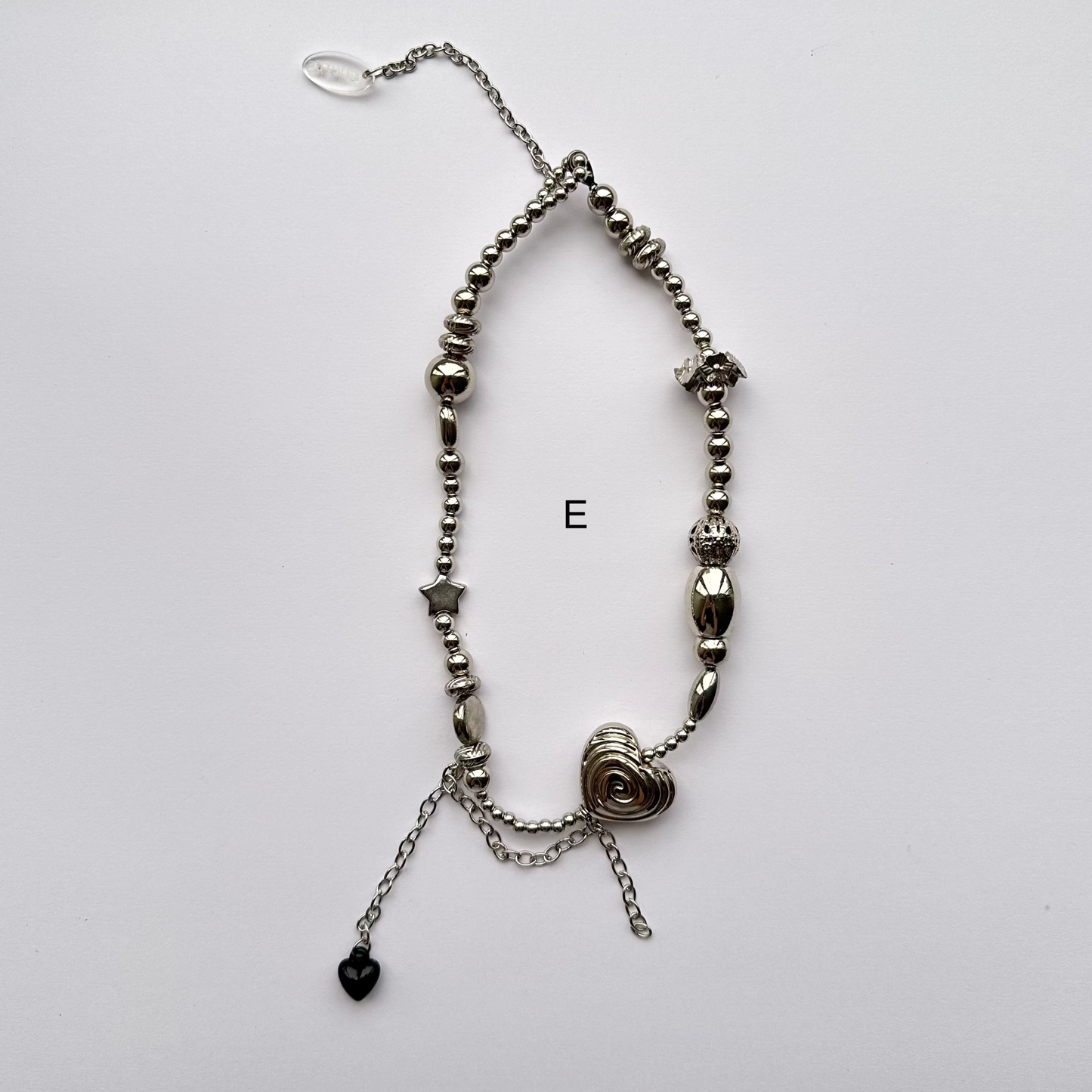 Silver Beaded Necklace