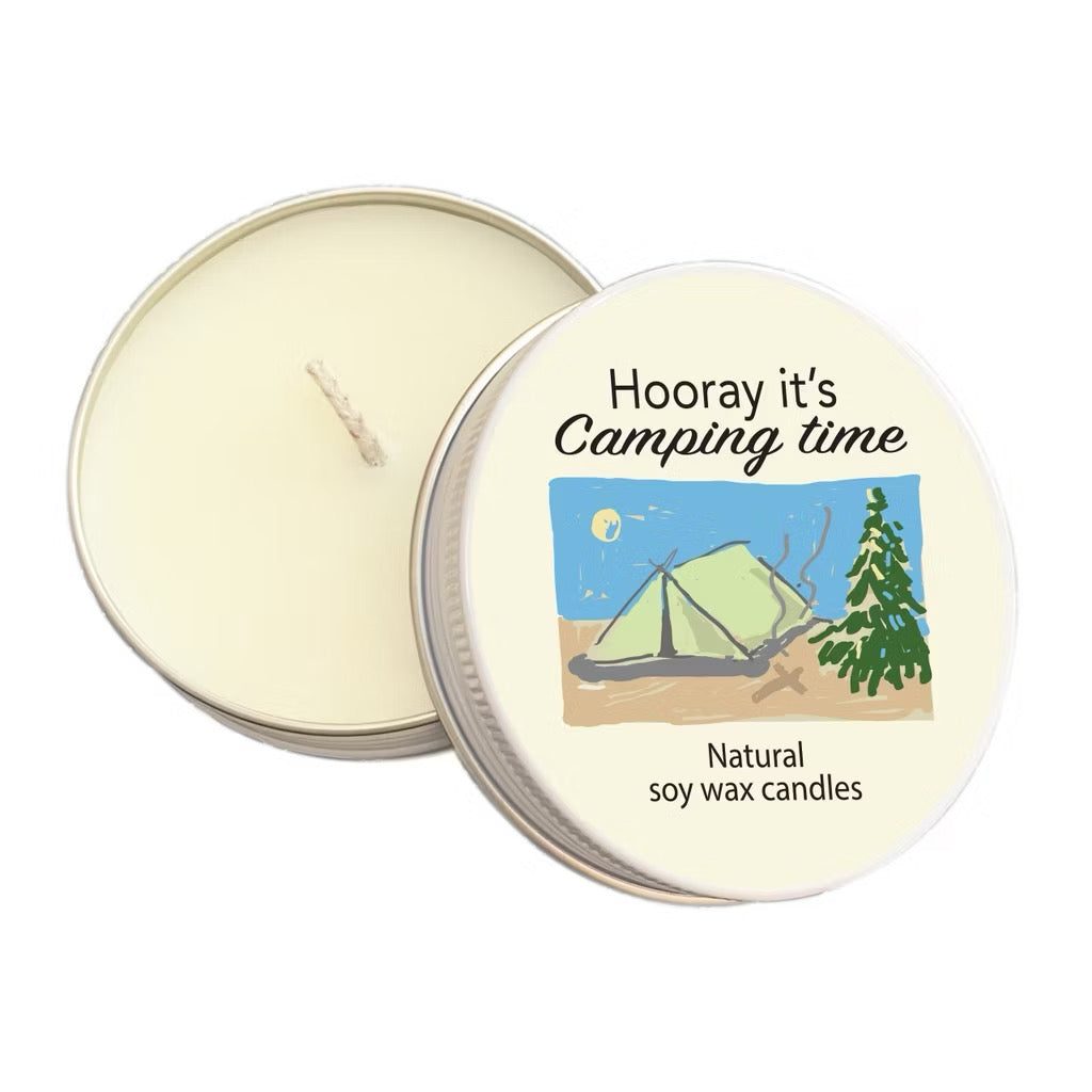 Hooray It's Camping Time - Soy Candle (60g)