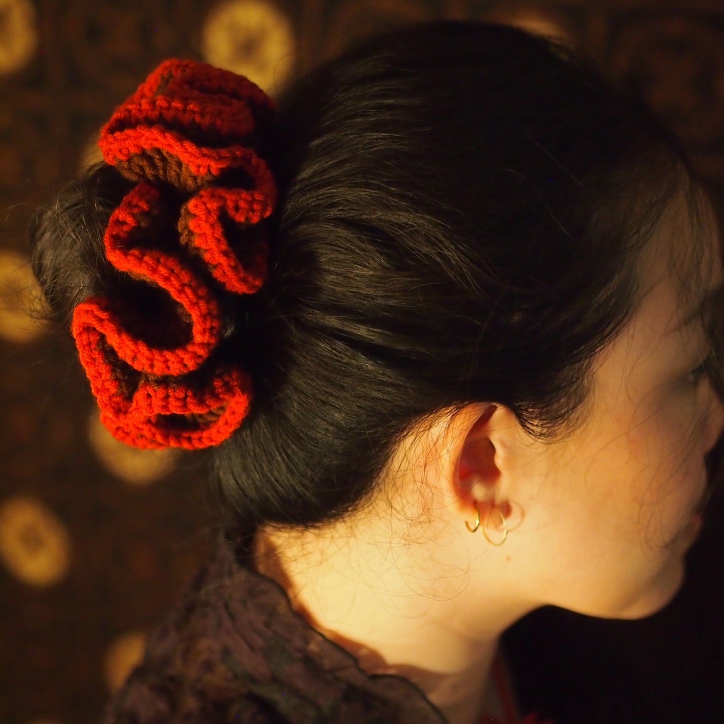 Flower Scrunchie