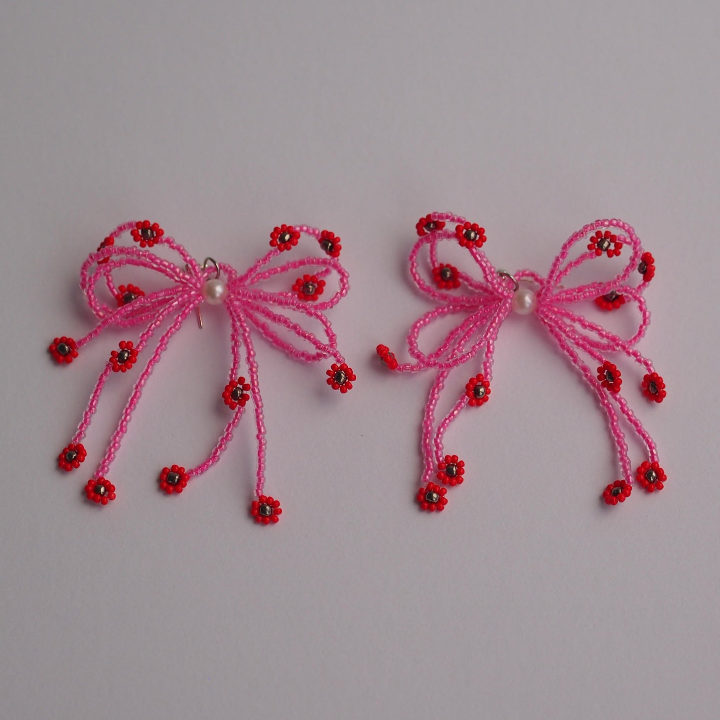 Ribbon Bouquet Earrings