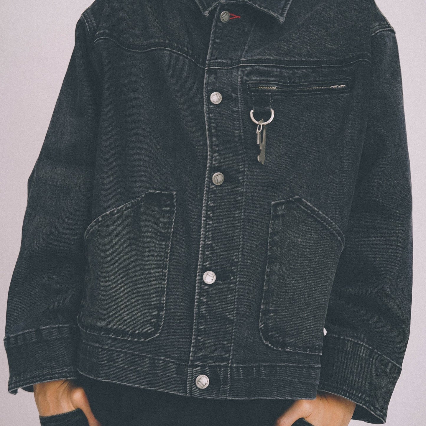 Carter Denim Jacket - Black