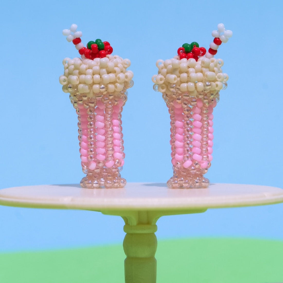 Strawberry Milkshake Earrings