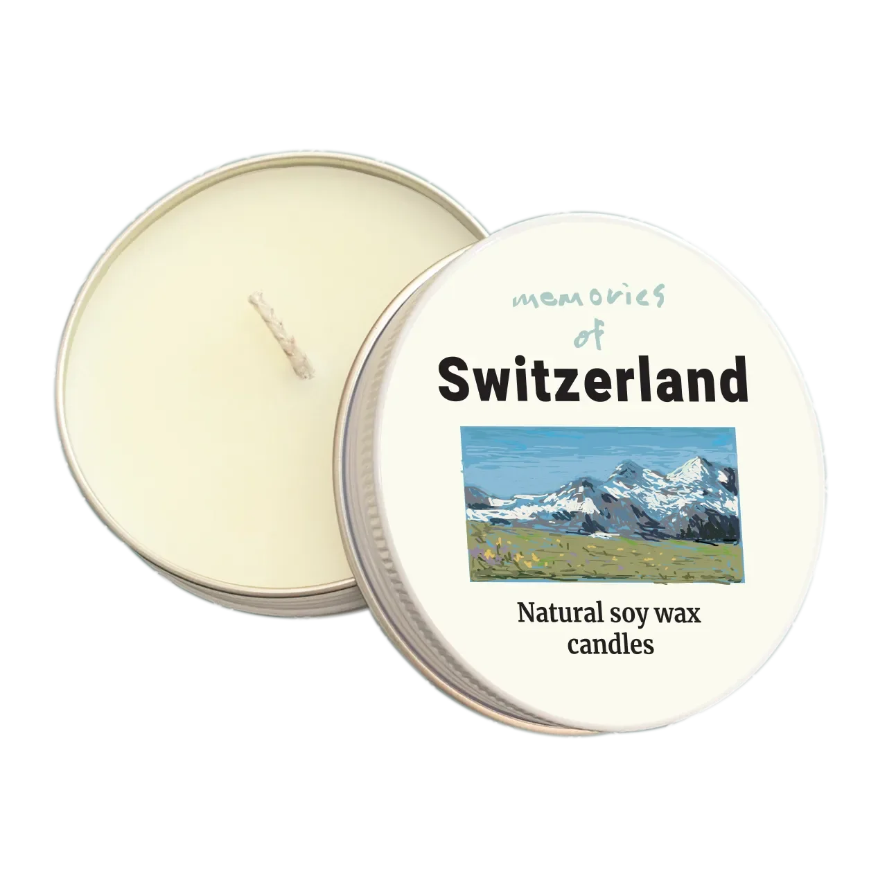 Memories of Switzerland - Soy Candle (60g)