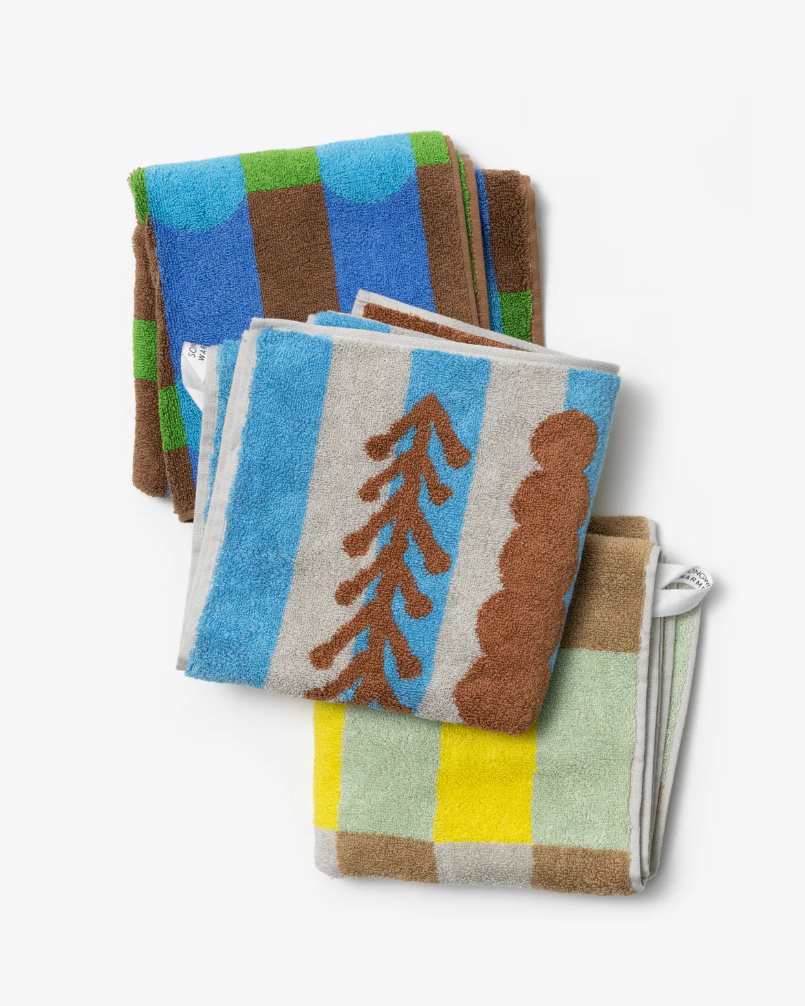 Trees Towel - Brown