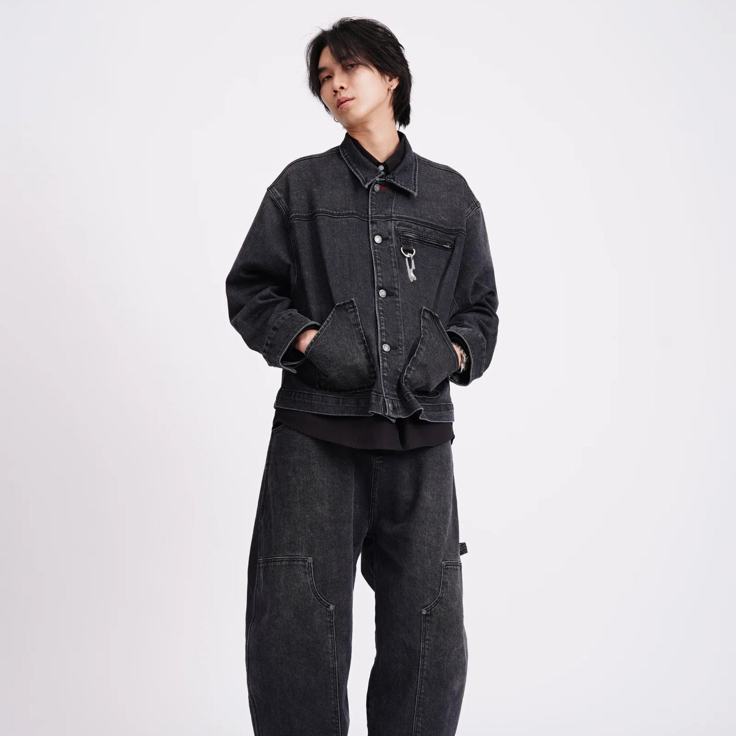 Carter Denim Jacket - Black