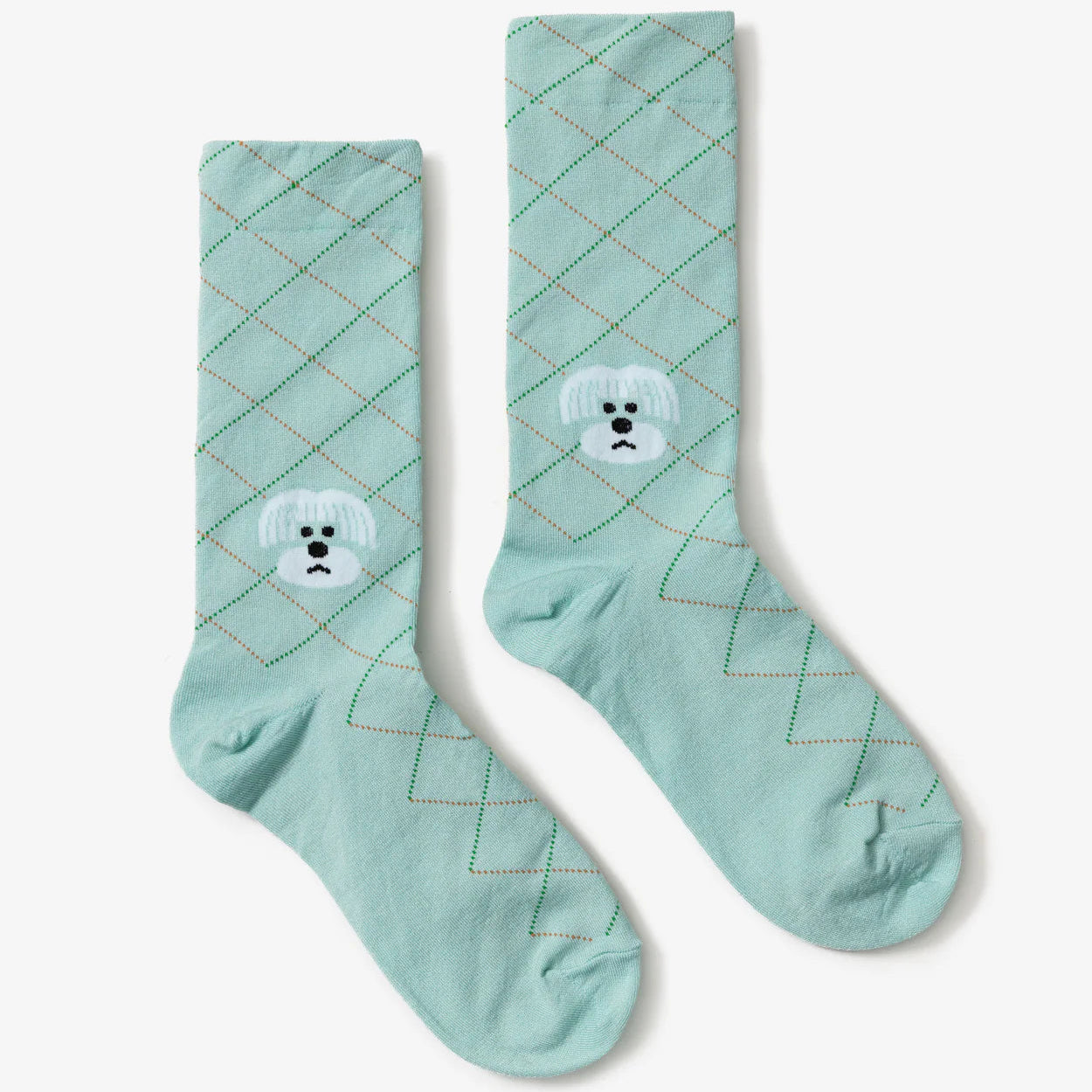 Hair Cut Socks - Mint