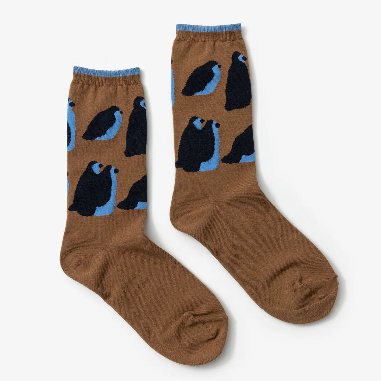 Penguin Socks - Brown