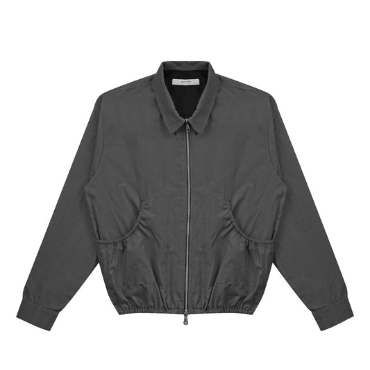 Ruched Pocket Easy Jacket