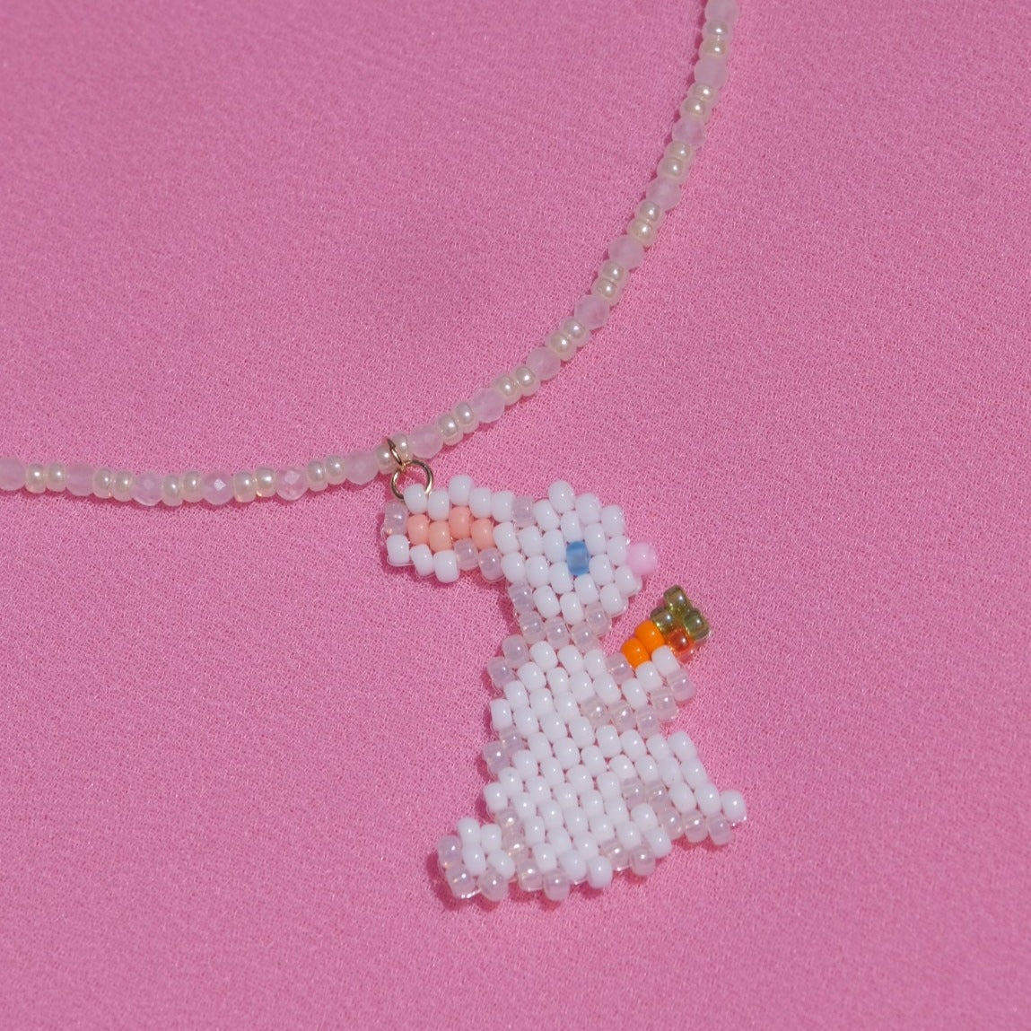 Dust Bunny Necklace