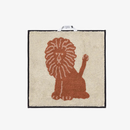 Lion Hand Towel - Cream