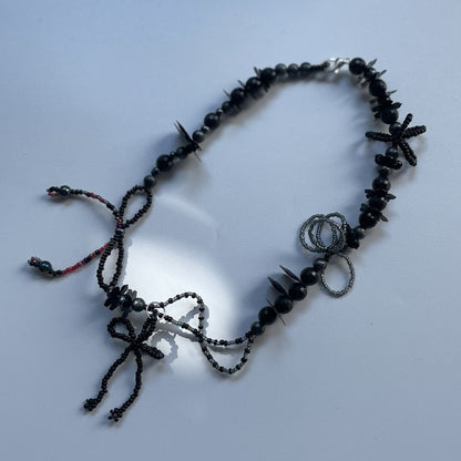 Twisty Black Necklace