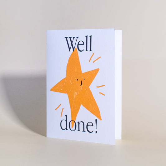 Card "Well Done!"