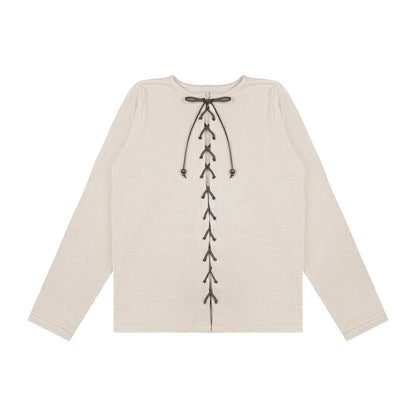 Elias Lace Up Top