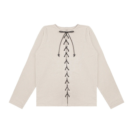 Elias Lace Up Top