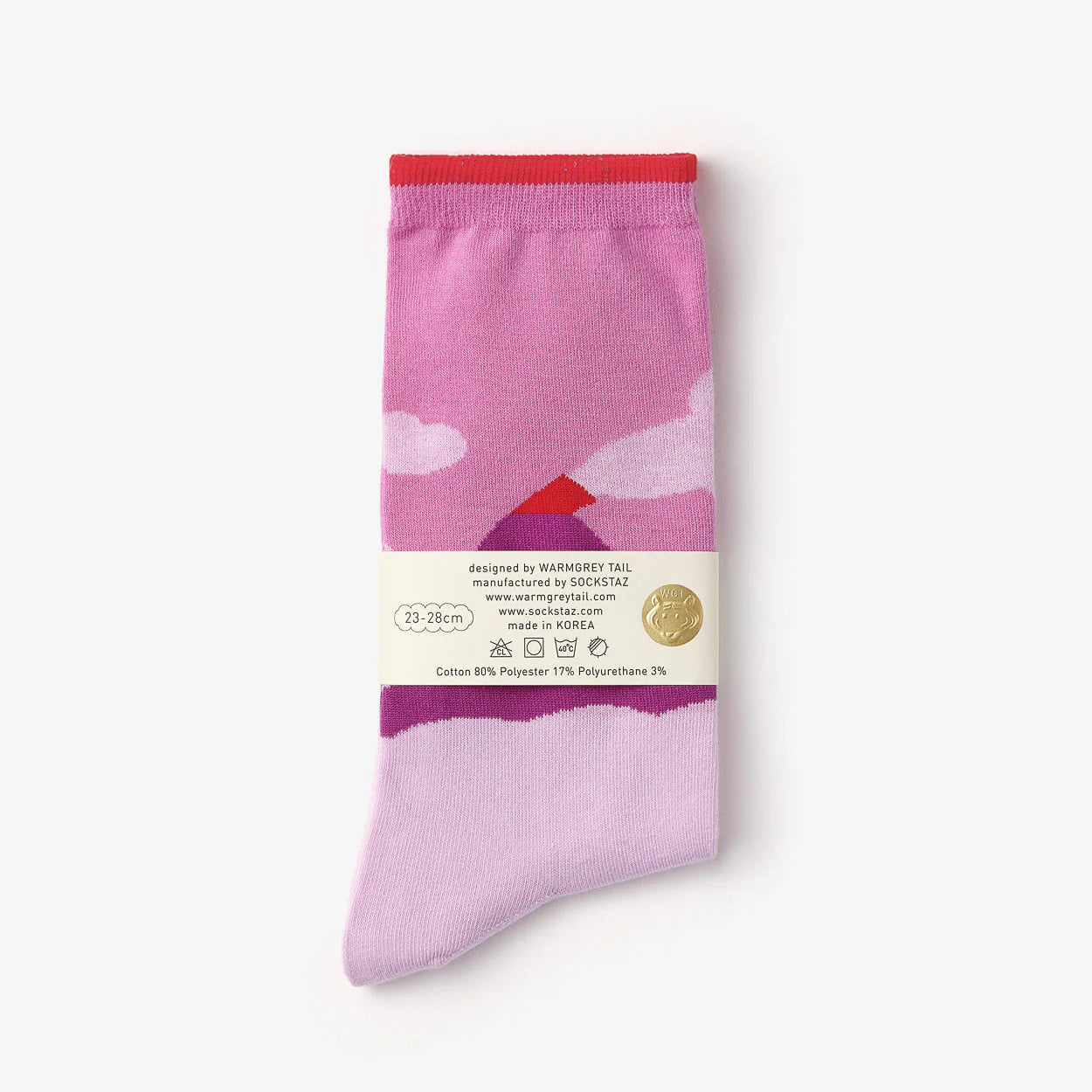 Volcano Socks - Pink