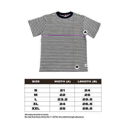 Bodega Striped Tee - Tiramisu
