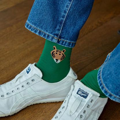 Meet Tiger Socks - Green