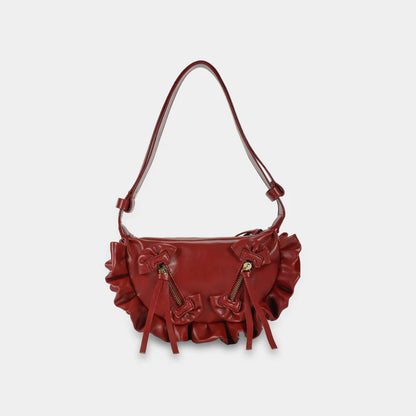 Lace Ruffle Bag