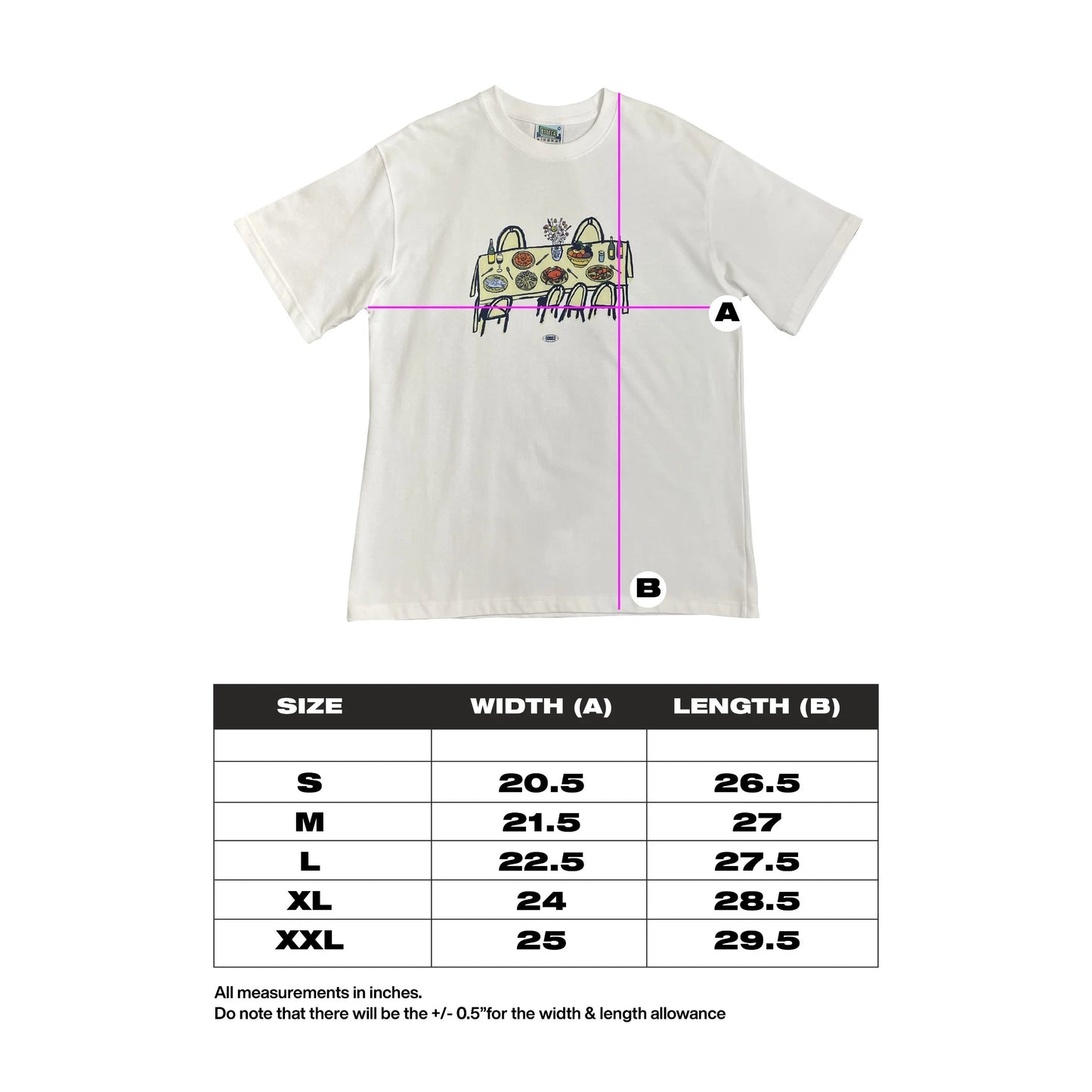 European Summer Tee (Holiday White)