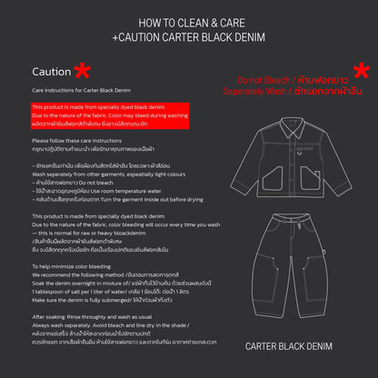 Carter Denim Jacket - Black