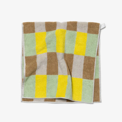 Check Towel - Sand Yellow