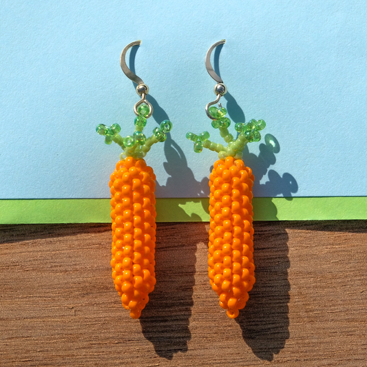 Baby Carrot Earrings