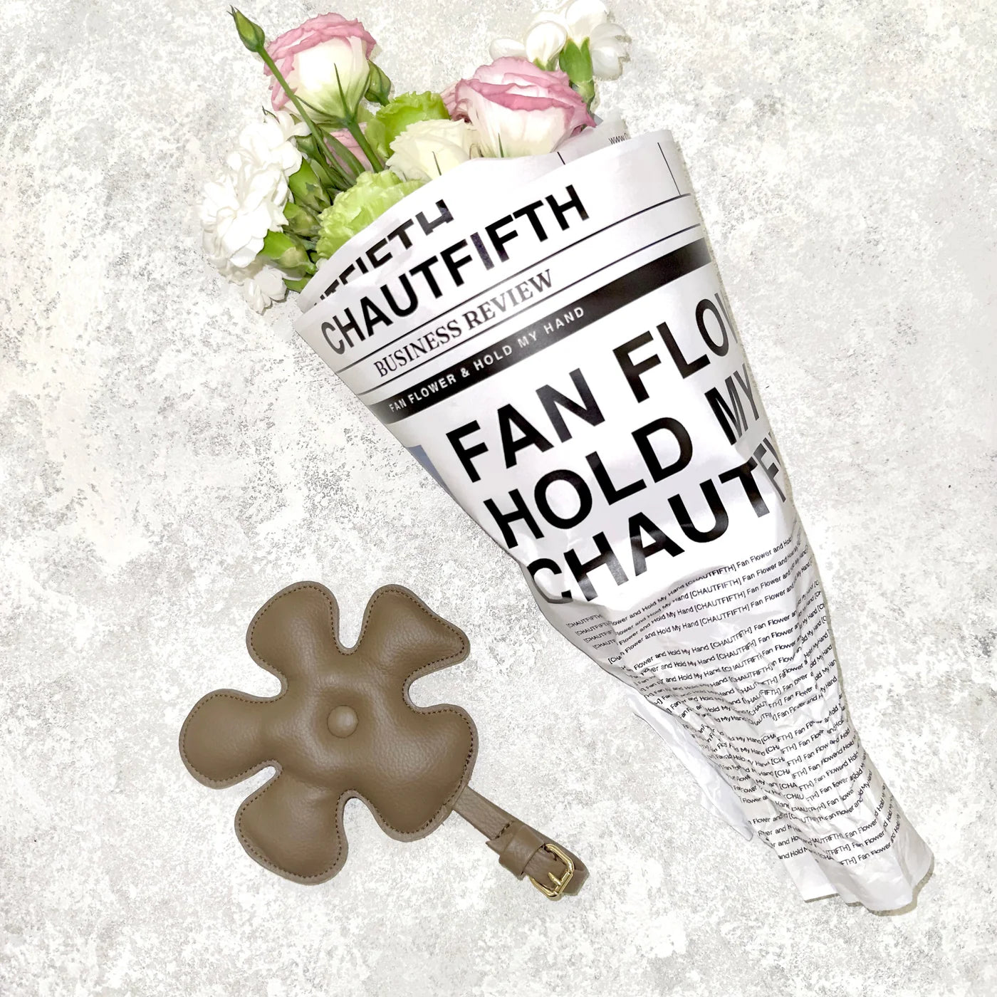 Bag Charm - Fan Flower - Small