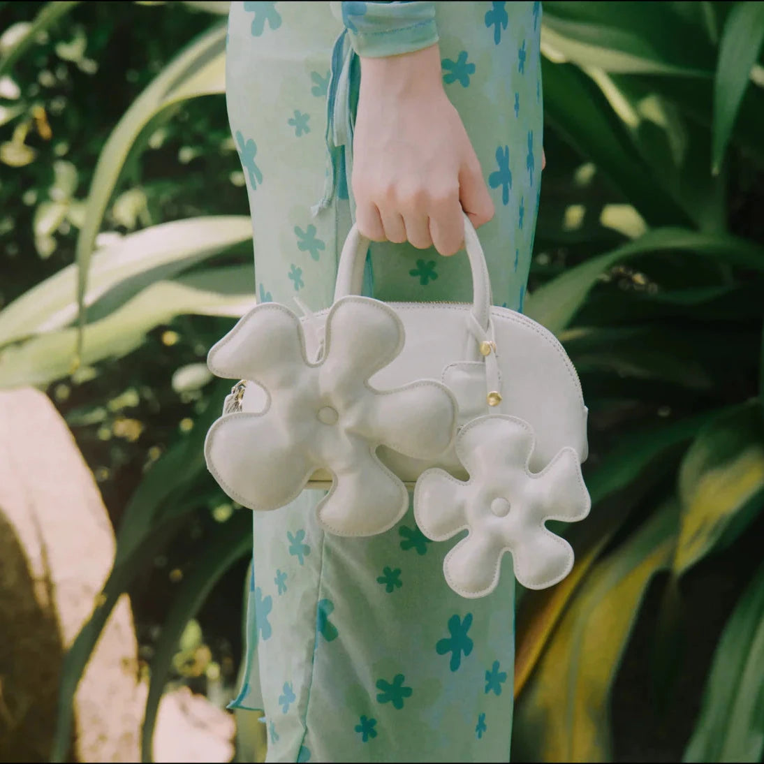 Bag Charm - Fan Flower - Small