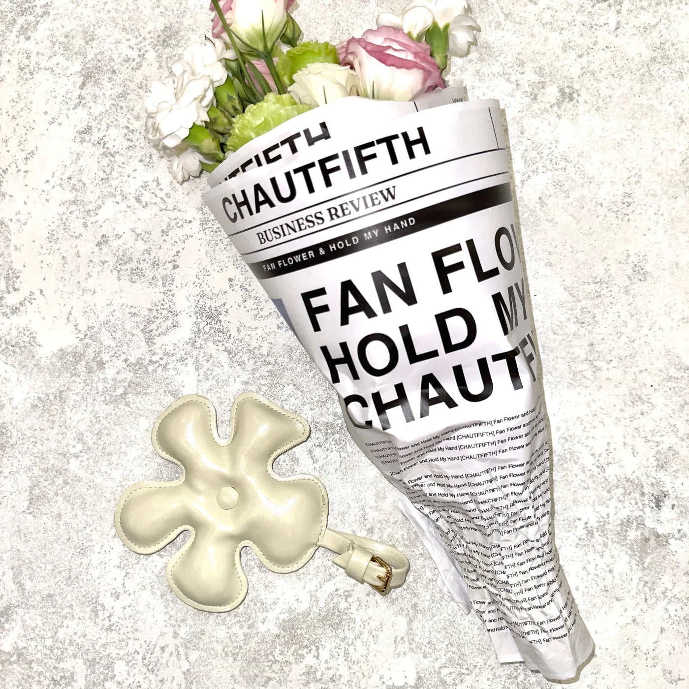 Bag Charm - Fan Flower - Small