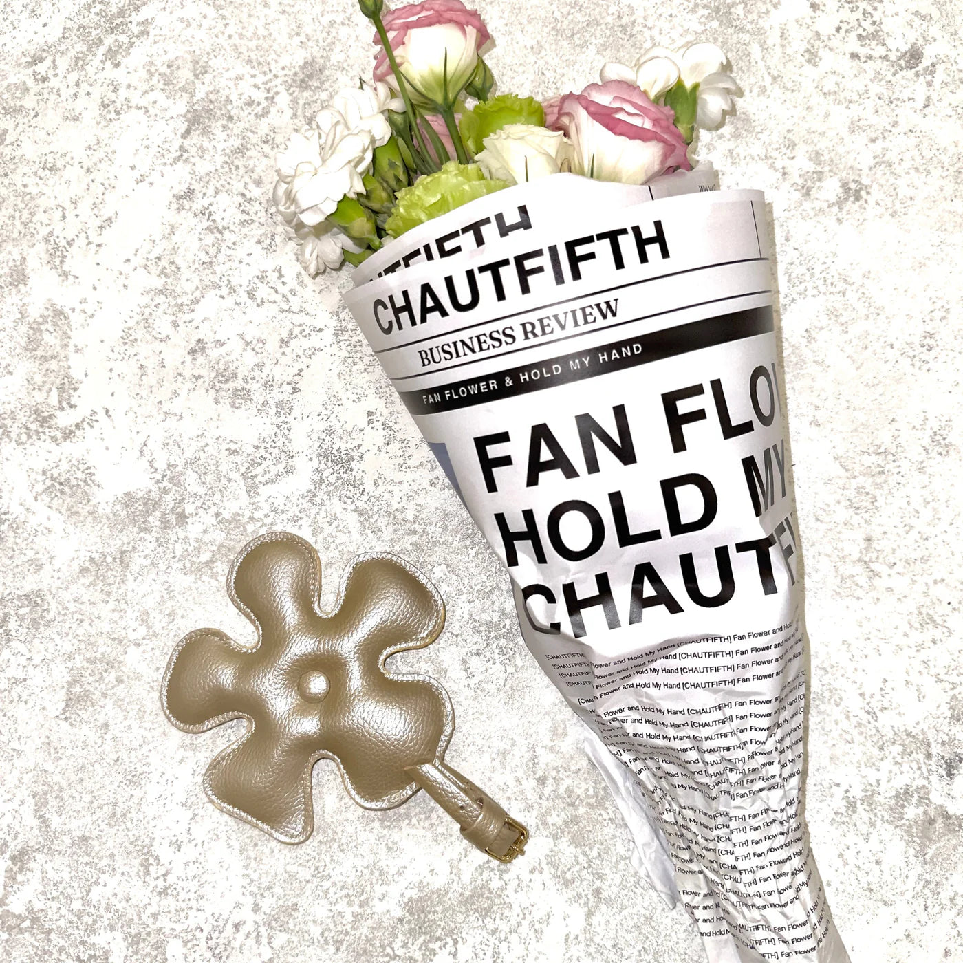 Bag Charm - Fan Flower - Small