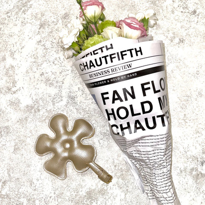 Bag Charm - Fan Flower - Small