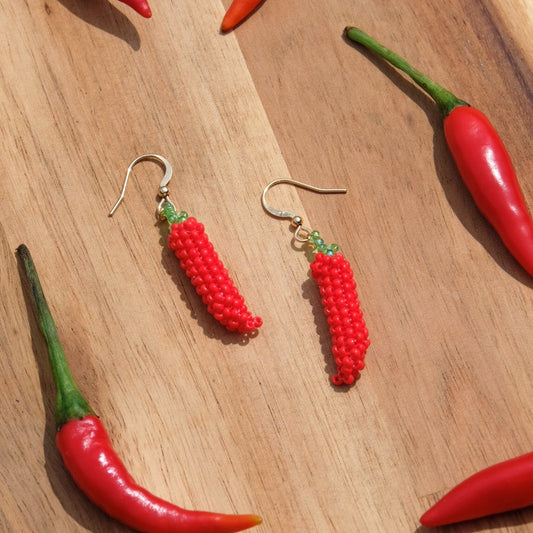 Bird's Eye Chili Earrings